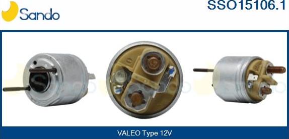 Sando SSO15106.1 - Elettromagnete, Motore d'avviamento autozon.pro