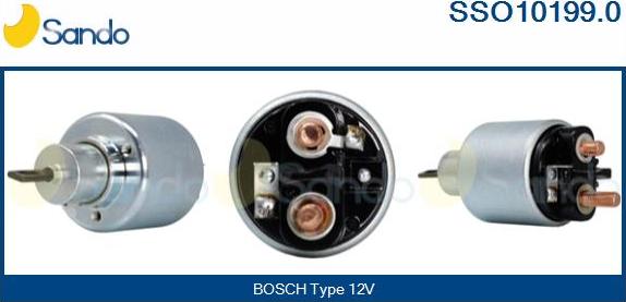 Sando SSO10199.0 - Elettromagnete, Motore d'avviamento autozon.pro