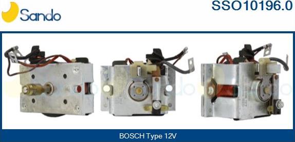 Sando SSO10196.0 - Elettromagnete, Motore d'avviamento autozon.pro