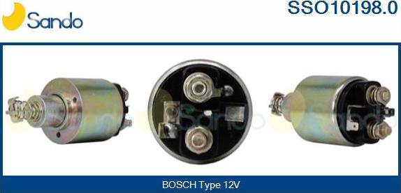 Sando SSO10198.0 - Elettromagnete, Motore d'avviamento autozon.pro