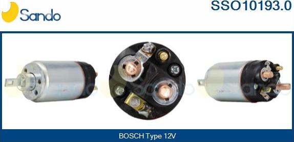 Sando SSO10193.0 - Elettromagnete, Motore d'avviamento autozon.pro