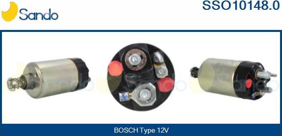 Sando SSO10148.0 - Elettromagnete, Motore d'avviamento autozon.pro