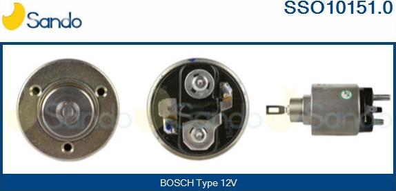 Sando SSO10151.0 - Elettromagnete, Motore d'avviamento autozon.pro