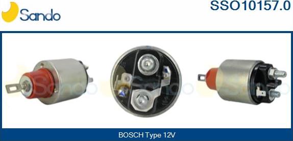 Sando SSO10157.0 - Elettromagnete, Motore d'avviamento autozon.pro