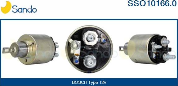 Sando SSO10166.0 - Elettromagnete, Motore d'avviamento autozon.pro