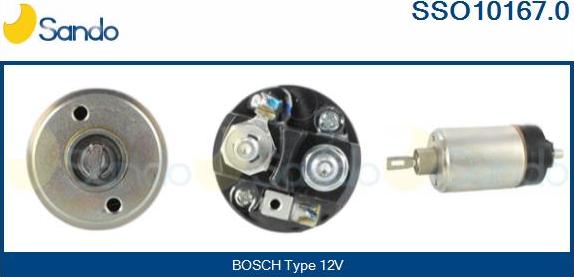 Sando SSO10167.0 - Elettromagnete, Motore d'avviamento autozon.pro