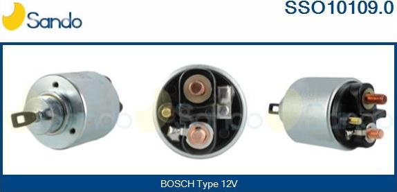 Sando SSO10109.0 - Elettromagnete, Motore d'avviamento autozon.pro