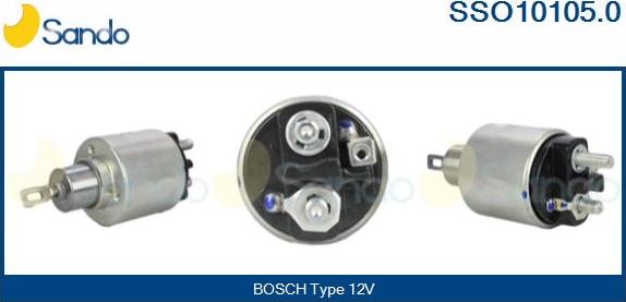 Sando SSO10105.0 - Elettromagnete, Motore d'avviamento autozon.pro