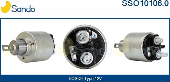 Sando SSO10106.0 - Elettromagnete, Motore d'avviamento autozon.pro