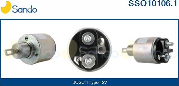 Sando SSO10106.1 - Elettromagnete, Motore d'avviamento autozon.pro