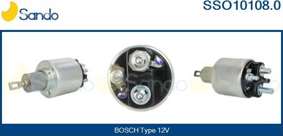 Sando SSO10108.0 - Elettromagnete, Motore d'avviamento autozon.pro