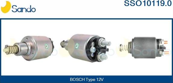 Sando SSO10119.0 - Elettromagnete, Motore d'avviamento autozon.pro