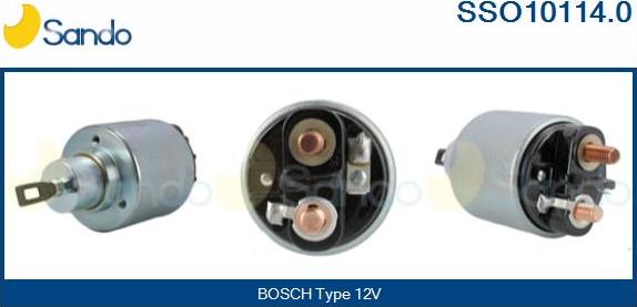 Sando SSO10114.0 - Elettromagnete, Motore d'avviamento autozon.pro