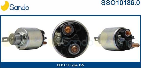 Sando SSO10186.0 - Elettromagnete, Motore d'avviamento autozon.pro