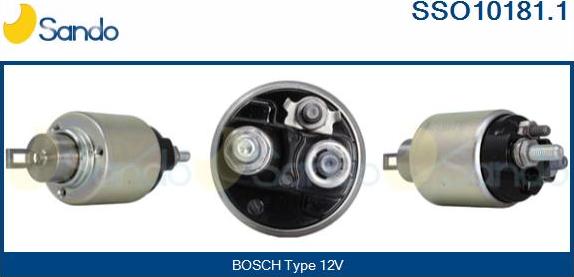 Sando SSO10181.1 - Elettromagnete, Motore d'avviamento autozon.pro