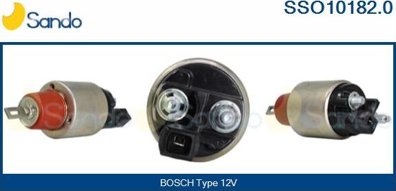 Sando SSO10182.0 - Elettromagnete, Motore d'avviamento autozon.pro