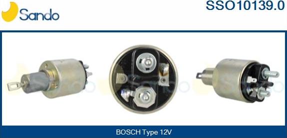 Sando SSO10139.0 - Elettromagnete, Motore d'avviamento autozon.pro