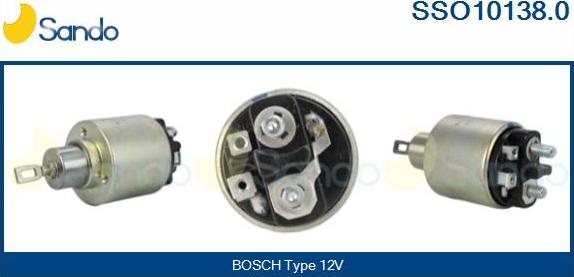 Sando SSO10138.0 - Elettromagnete, Motore d'avviamento autozon.pro