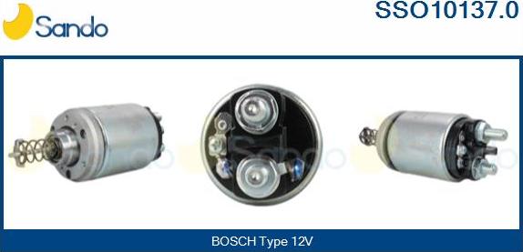 Sando SSO10137.0 - Elettromagnete, Motore d'avviamento autozon.pro