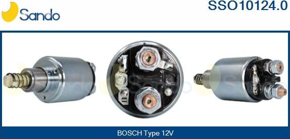 Sando SSO10124.0 - Elettromagnete, Motore d'avviamento autozon.pro