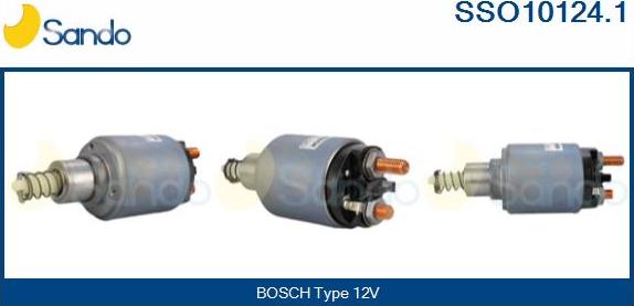 Sando SSO10124.1 - Elettromagnete, Motore d'avviamento autozon.pro