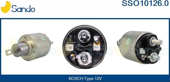 Sando SSO10126.0 - Elettromagnete, Motore d'avviamento autozon.pro