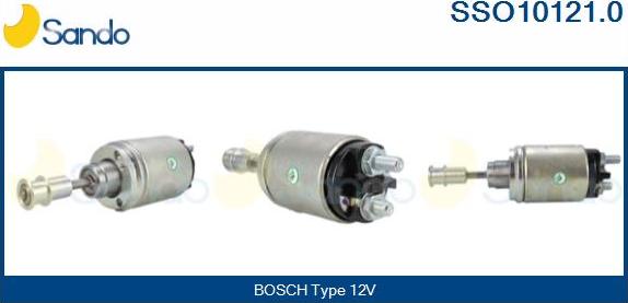 Sando SSO10121.0 - Elettromagnete, Motore d'avviamento autozon.pro