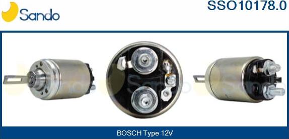 Sando SSO10178.0 - Elettromagnete, Motore d'avviamento autozon.pro