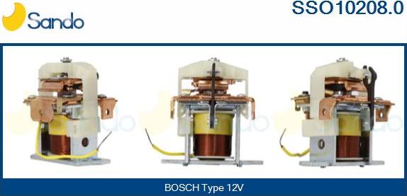 Sando SSO10208.0 - Elettromagnete, Motore d'avviamento autozon.pro