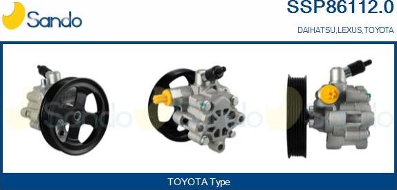 Sando SSP86112.0 - Pompa idraulica, Sterzo autozon.pro