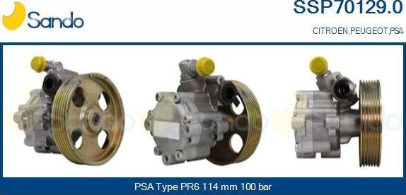 Sando SSP70129.0 - Pompa idraulica, Sterzo autozon.pro