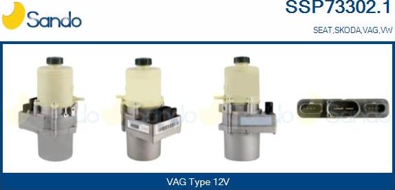 Sando SSP73302.1 - Pompa idraulica, Sterzo autozon.pro