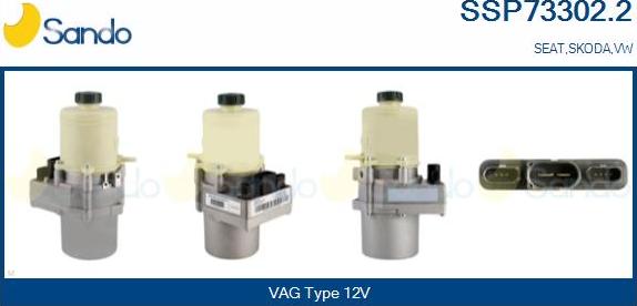 Sando SSP73302.2 - Pompa idraulica, Sterzo autozon.pro