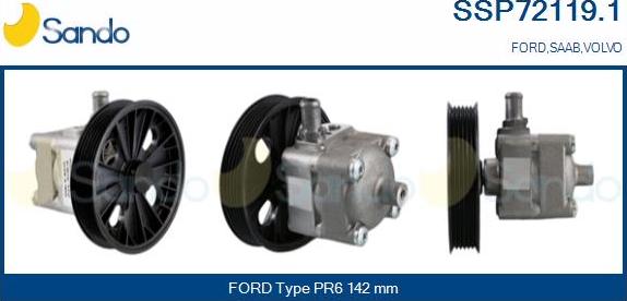 Sando SSP72119.1 - Pompa idraulica, Sterzo autozon.pro