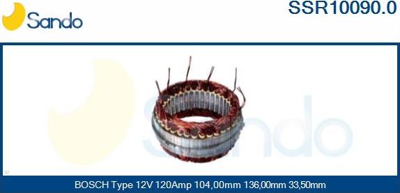 Sando SSR10090.0 - Statore, Alternatore autozon.pro