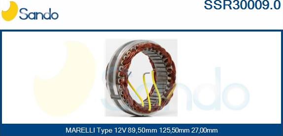 Sando SSR30009.0 - Statore, Alternatore autozon.pro