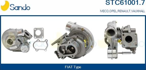 Sando STC61001.7 - Turbocompressore, Sovralimentazione autozon.pro