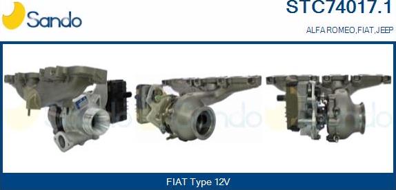 Sando STC74017.1 - Turbocompressore, Sovralimentazione autozon.pro