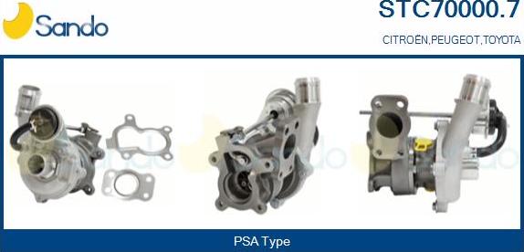 Sando STC70000.7 - Turbocompressore, Sovralimentazione autozon.pro