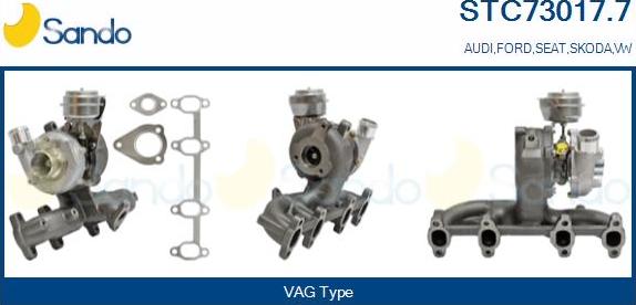 Sando STC73017.7 - Turbocompressore, Sovralimentazione autozon.pro