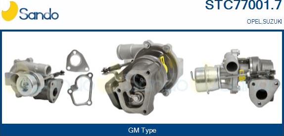 Sando STC77001.7 - Turbocompressore, Sovralimentazione autozon.pro