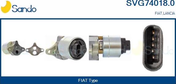 Sando SVG74018.0 - Valvola ricircolo gas scarico-EGR autozon.pro