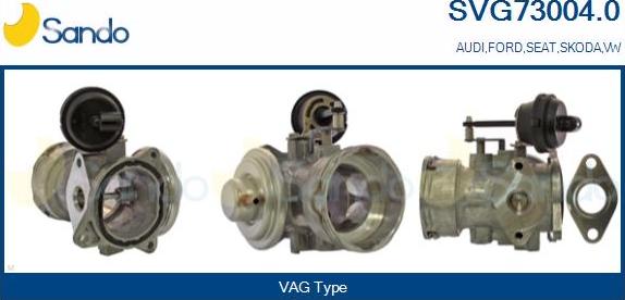 Sando SVG73004.0 - Valvola ricircolo gas scarico-EGR autozon.pro