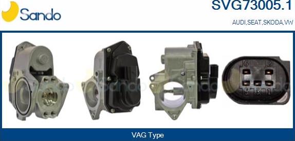 Sando SVG73005.1 - Valvola ricircolo gas scarico-EGR autozon.pro