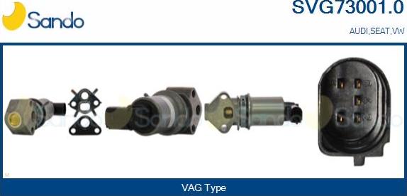 Sando SVG73001.0 - Valvola ricircolo gas scarico-EGR autozon.pro