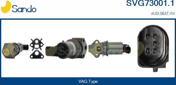 Sando SVG73001.1 - Valvola ricircolo gas scarico-EGR autozon.pro