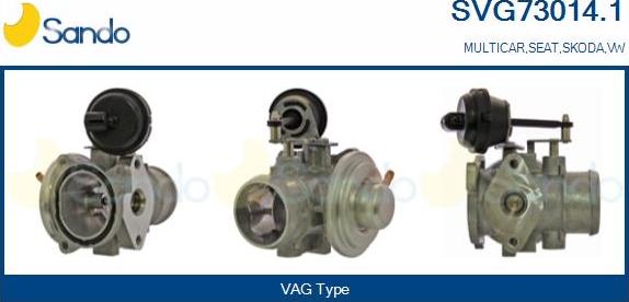 Sando SVG73014.1 - Valvola ricircolo gas scarico-EGR autozon.pro