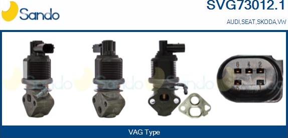 Sando SVG73012.1 - Valvola ricircolo gas scarico-EGR autozon.pro