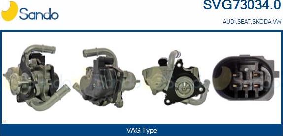 Sando SVG73034.0 - Valvola ricircolo gas scarico-EGR autozon.pro