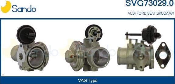 Sando SVG73029.0 - Valvola ricircolo gas scarico-EGR autozon.pro